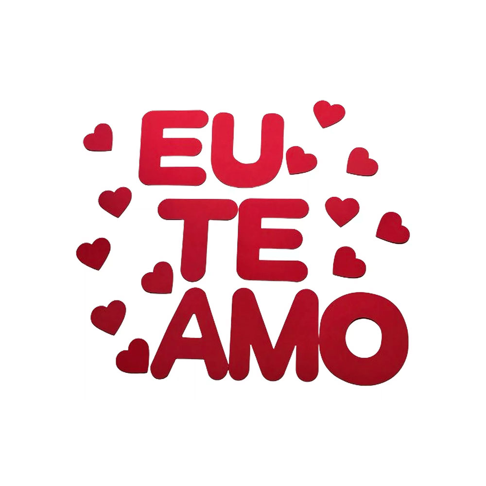 Letras em EVA - TE AMO